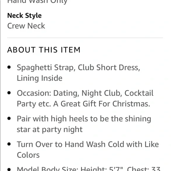 Allegra K Women's Sequin V Neck Spaghetti Strap Party Dress - Picture 4 of 5